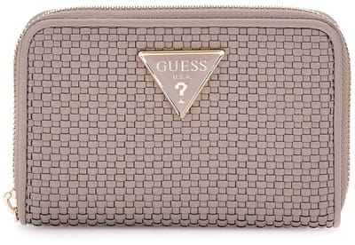 GUESS Portemonnee Phaedra SLG Medium Zip Around Wallet Dark Taupe