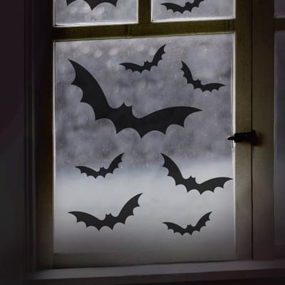 Ginger Ray - Ginger Ray - Raamstickers vleermuizen - Halloween - Halloween Decoratie - Halloween Versiering