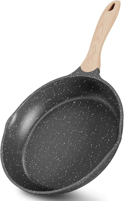 Braadpan 32 cm met granieten coating en hittebestendige handgreep - Geschikt voor alle fornuizen