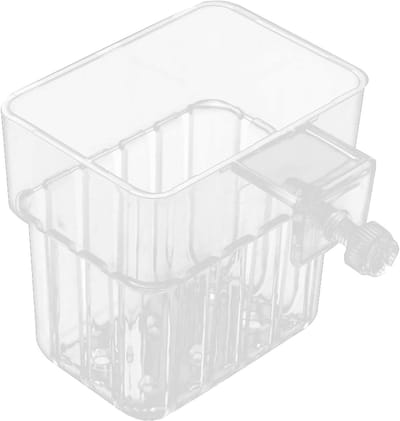 Aquarium Plantenmand - Waterplant Houder - Hydrocultuur Creëren - Transparant Ontwerp - 8 x 8 x 5.7 cm - Transparant