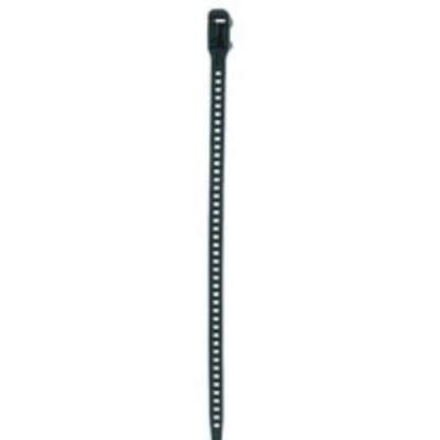 HellermannTyton 115-11270 SOFTFIX-M-TPU-BK-Y Kabelbinder 260 mm 11 mm Zwart Hersluitbaar, Zeer flexibel, Met terughaaloog 8 stuk(s)