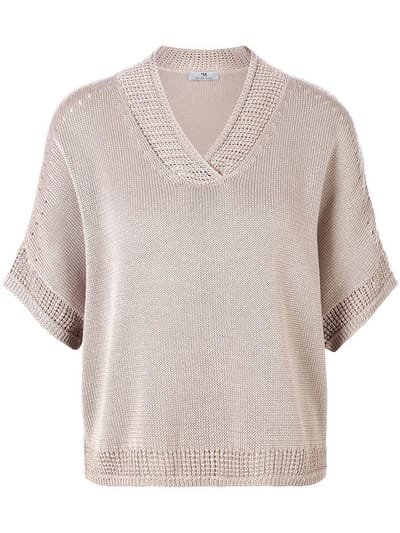 V-trui Van Peter Hahn beige