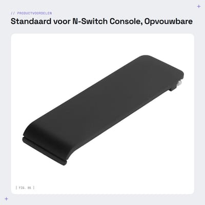 Dailygoods- Stand - Opvouwbare Beugel - Duurzaam ABS-Materiaal - Antislip - Compatibel met N-Switch - Eenvoudig te Installeren - Consolehouder