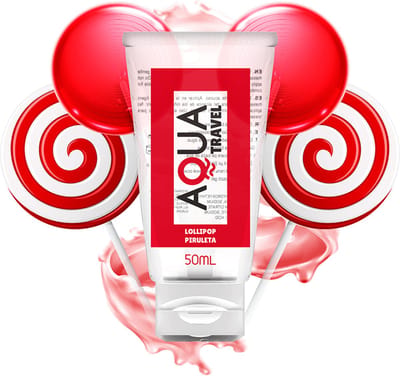 AQUA TRAVEL | Aqua Travel Lollipop Flavour Waterbased Lubricant - 50 ML