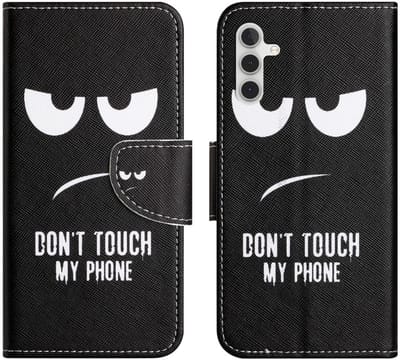 Coverup Hoesje - Geschikt voor Samsung Galaxy A37 / A36 Hoesje - Coverup Book Case - Don't Touch