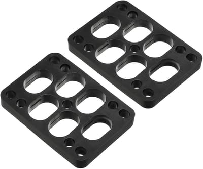 2x Riser Pads voor Skateboard Trucks 3/8 inch - Schokdempers PU Wielbeschermers