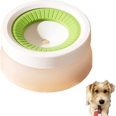 Drinkbak hond-drinkbak hond anti knoei-Grote kattenwaterbak - Spat- en morsbestendig ontwerp - Verhoogd- verwijderbaar - Gemakkelijk schoon te maken - Duurzame drinkbak voor katten en kleine honden (1200 ml)