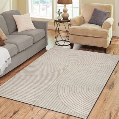 Zeo Wood - Vloerkleed - Tapijt Woonkamer - Vloerkleed 120*180 cm - Anti Slip - Machinewasbaar