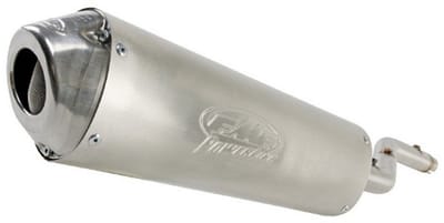 Fmf Powerline Yamaha Rhino 700 08-10 Niet Gehomologeerde Demper Zilver Not Homologated