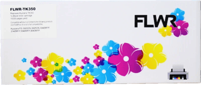 FLWR - Toner / TK-350 / Zwart - Geschikt voor Kyocera Mita