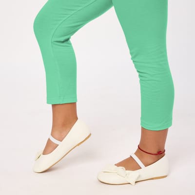 Merry Style MS-MS10-131-LE Meisjes Leggings - Sport - Vrijetijdsbroek - Lang- Viscose - Sporbroek - Yogabroek - Munt - 122