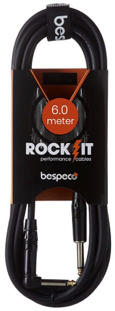 Bespeco RKJJ600 Rock-It Series Gitaarkabel 6 Meter