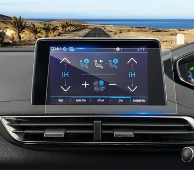 Navigatiescherm Beschermfolie voor Peugeot 3008 5008 2016-2020, Krasbestendig, Gehard Glas, 9H Bescherming, 8 Inch Scherm