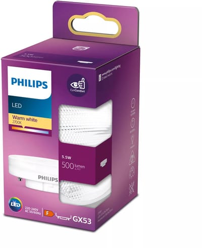Philips LED Spot - GX53 - warmwit licht