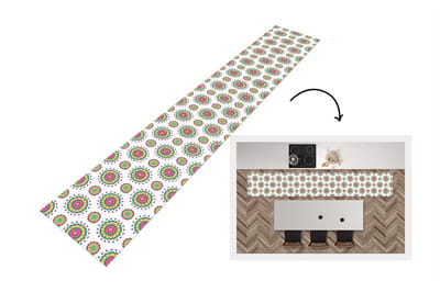 Keukenloper - Loper keuken - Meisjes - Bloemen - Mandala - Patronen - 300x50 cm - Keukenloper vinyl