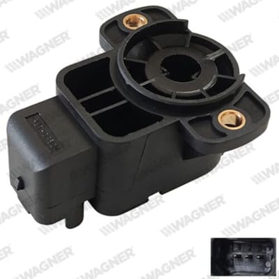 Sensor, smoorkleppenverstelling WAGNER THR00003