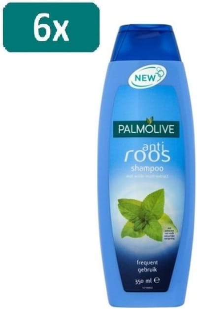 Palmolive - Shampoo - Anti-roos - 6 x 350ml - Voordeelverpakking