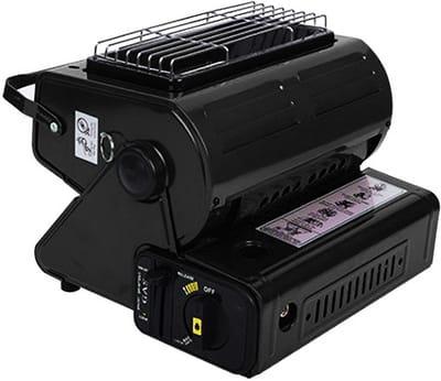 Buitenverwarming Elektrisch - Terras Heater - Buiten Ontspannen - Twee Warmte Modi - 25x29x25 cm - Zwart