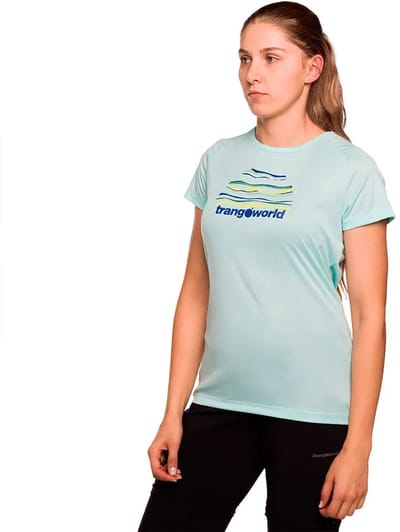 Trangoworld Sihl T-shirt Met Korte Mouwen Groen S Vrouw
