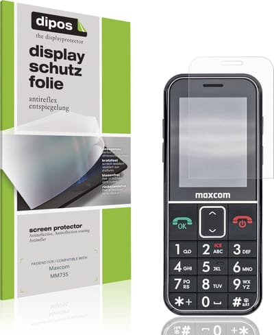 dipos – 4x Matte Beschermfolie geschikt voor Maxcom MM735 | Krasbestendige & antireflecterende Screenprotector Ultra-Thin