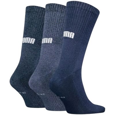 Puma Sportsokken Cushioned New Generation - 3 paar Crew sokken - Blue Combo - Maat 35/38