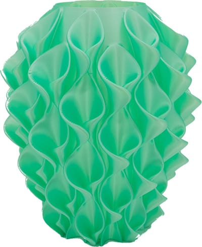 Bluma moderne vaas - Decoratieve vaas - Mint - 3d geprinte vaas – geschikt voor droogbloemen - 20CM