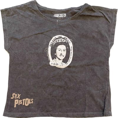 Sex Pistols - God Save The Queen Crop top - S - Zwart