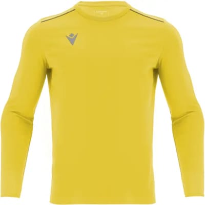 Macron Rigel Hero Voetbalshirt Lange Mouw Heren - Geel | Maat: L