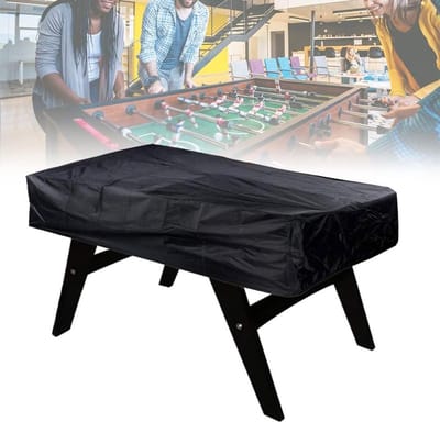 Tafelvoetbalhoes - Biljart voetbalbeschermer - Tafel beschermen - Volledige dekking - 63 inch - Zwart