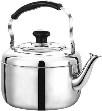 Waterketel Fornuis - Theeketel Fluitketel - Snel Water Koken - Roestvrij Staal - 4.5L - Zilver