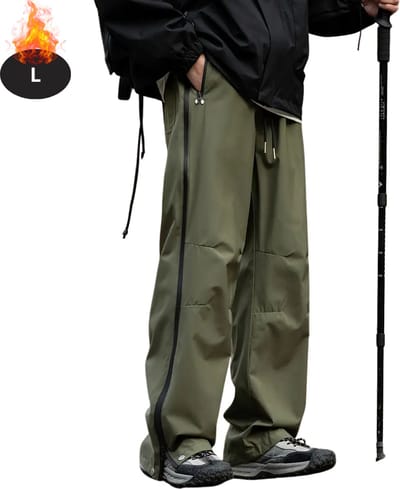 Livano Skibroek - Skipak - Snowboard Broek - Winterbroek - Sneeuwbroek - Heren - Wintersport - Olijfgroen - Maat L