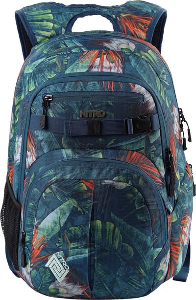 NITRO Vrije tijd rugzak Rugzak met laptopvak Daypacker Collection Chase Backpack 35L Tropical Kleurrijke