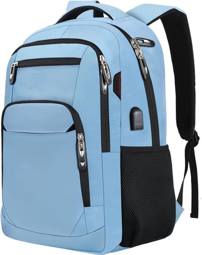 HAUSS SPOLE Laptoprugzak – Antidiefstal En USB-Oplaadfunctie – 46 x 32 x 20 cm – Oxford Stof – Groen – Voor Werk En Reizen