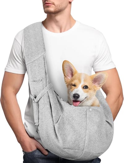 Comfortabele Honden- en Kattendraagzak Schoudertas voor Kleine Honden