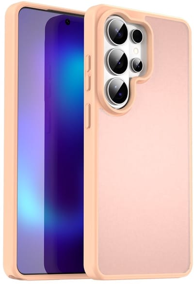 Coverup Hoesje - Geschikt voor Samsung Galaxy S26 Ultra Hoesje - Coverup Mat Transparante Back Cover - Roze