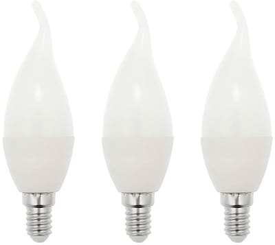 VITO LED Kaarslamp C37 E14 - 6.5W (vervangt 50W) - 507lm - 2700K - 220-240V - Ø37mm - Energiezuinig - 3 stuks