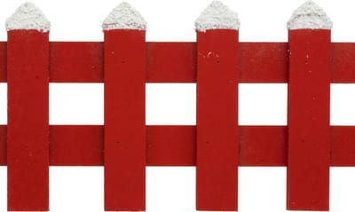 Fééric Lights and Christmas Houten hekje - 20x45cm - Rood