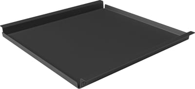 Steellish Dienblad Vierkant - Tray - Aluminium - Zwart - 60x60 cm