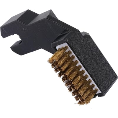 Kit de brosses pour buses d'imprimante 3D (3 pièces) : outil de nettoyage en laiton avec pièces de montage. black