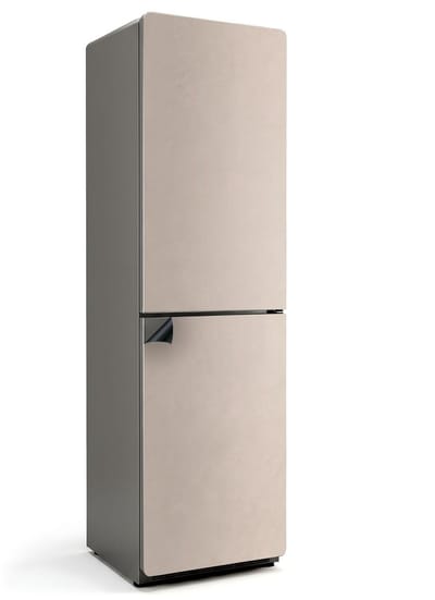 Wallfluent Magnetische Koelkastmat - Perzik Koelkast Magneet Sticker - 60 cm x 205 cm - Perzik Magnetische Koelkastmat - Magneetfolie Koelkast - Koelkastfront Decoratie Magneet - Herbruikbare Magneetmat Koelkast
