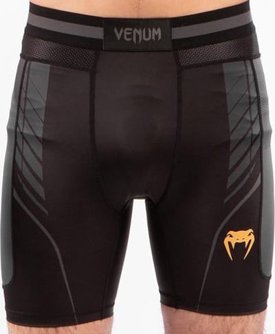 Venum Athletics Vale Tudo Compressie Short Zwart Goud - S - Jeans Maat 30