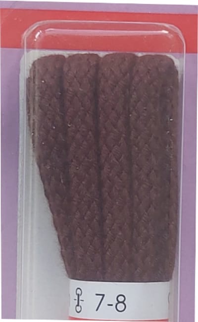 Ronilux Veter - Middel Bruin - Rond - Koord Veters - Lengte 90 cm - Dikte 4 mm - Schoenveter