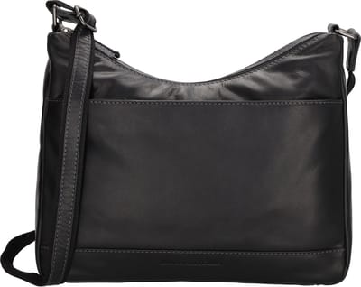 Hide & Stitches Japura Crossbody Schoudertas - 100% Leder - Leren Dames Tas - Zwart