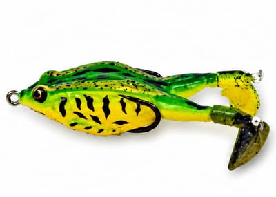 Albatros Rotary Feet topwater kikker drijvend kunstaas voor snoek Green Frog