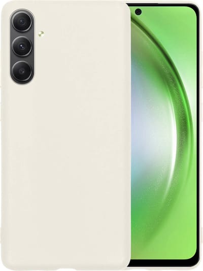 Hoesje - Geschikt voor Samsung Galaxy A54 - Sterk & Shockproof - Hoes Cover - Siliconen Case - Telefoonhoesjes - Wit