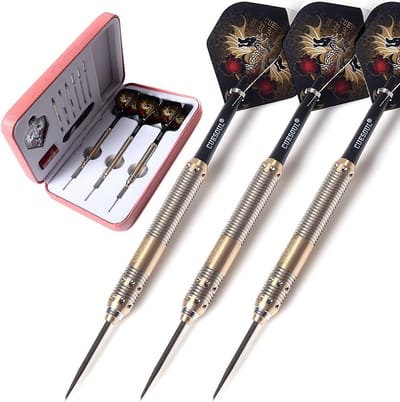 Stalen Darts - Dartpijlen Set - Precisie Werpen - Professionele Kwaliteit - 25 Gram - F002