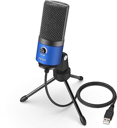 USB Microfoon voor PC en Mac - Condensator Microfoon voor Streaming en Podcasting