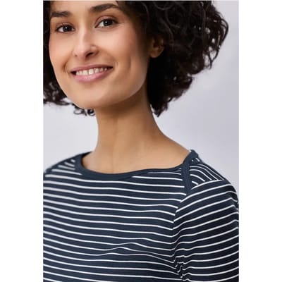 Gestreept basic shirt