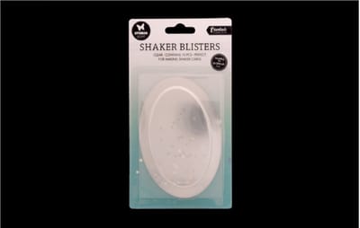 Shaker window blister oval - 10 stuks