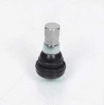 Valve argent droite type TR412 33mm pour jante tubeless de moto voiture scooter